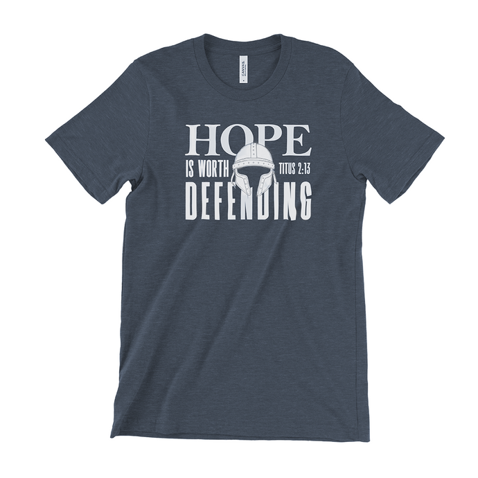 Hope Is Worth Defending - T-Shirt - Blue