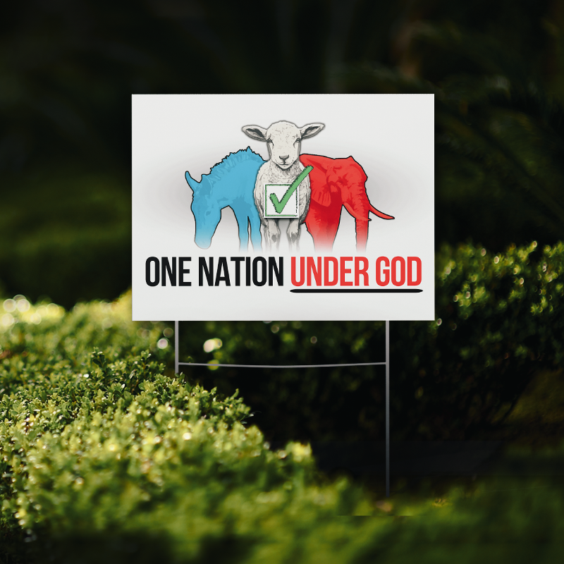 One Nation Under God Yard Sign