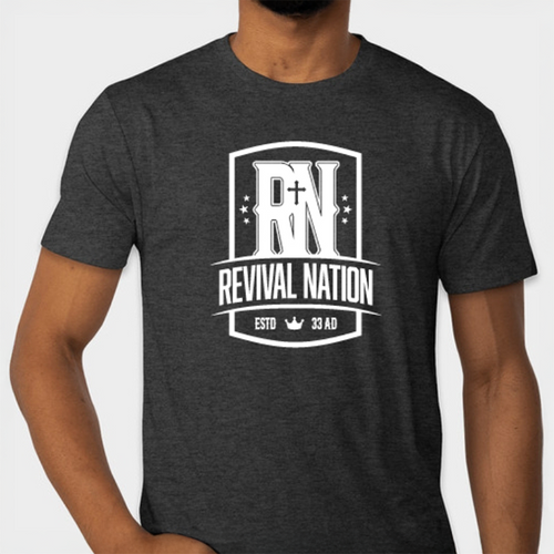 Revival Nation - T-Shirt - Heather Black