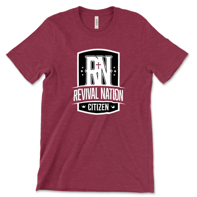 Revival Nation Citizen -  T-Shirt - Vintage Red